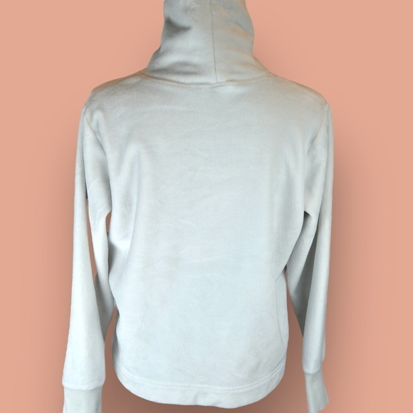 Athleta‎ Double Cozy Karma Funnel Neck Sweatshirt, Sea Salt White Size XS 511446 - Picture 7 of 9